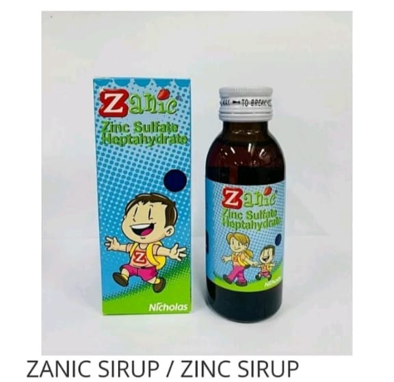 Zanic Zinc Sirup 20mg 100ml Untuk Diare pada anak | Lazada Indonesia