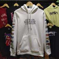 Hoddie Sweater H&M STARWARS LOGO WHITE