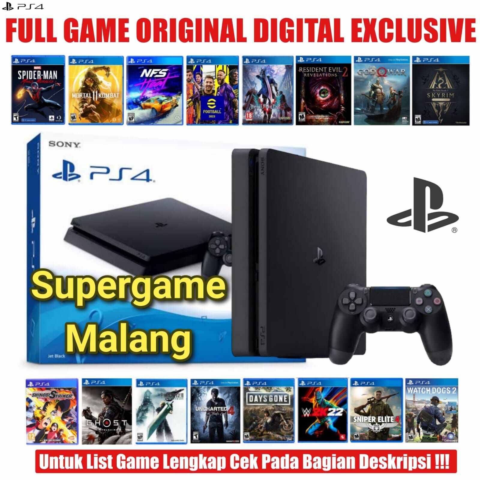 PS 4 Slim 500 GB | Lazada Indonesia