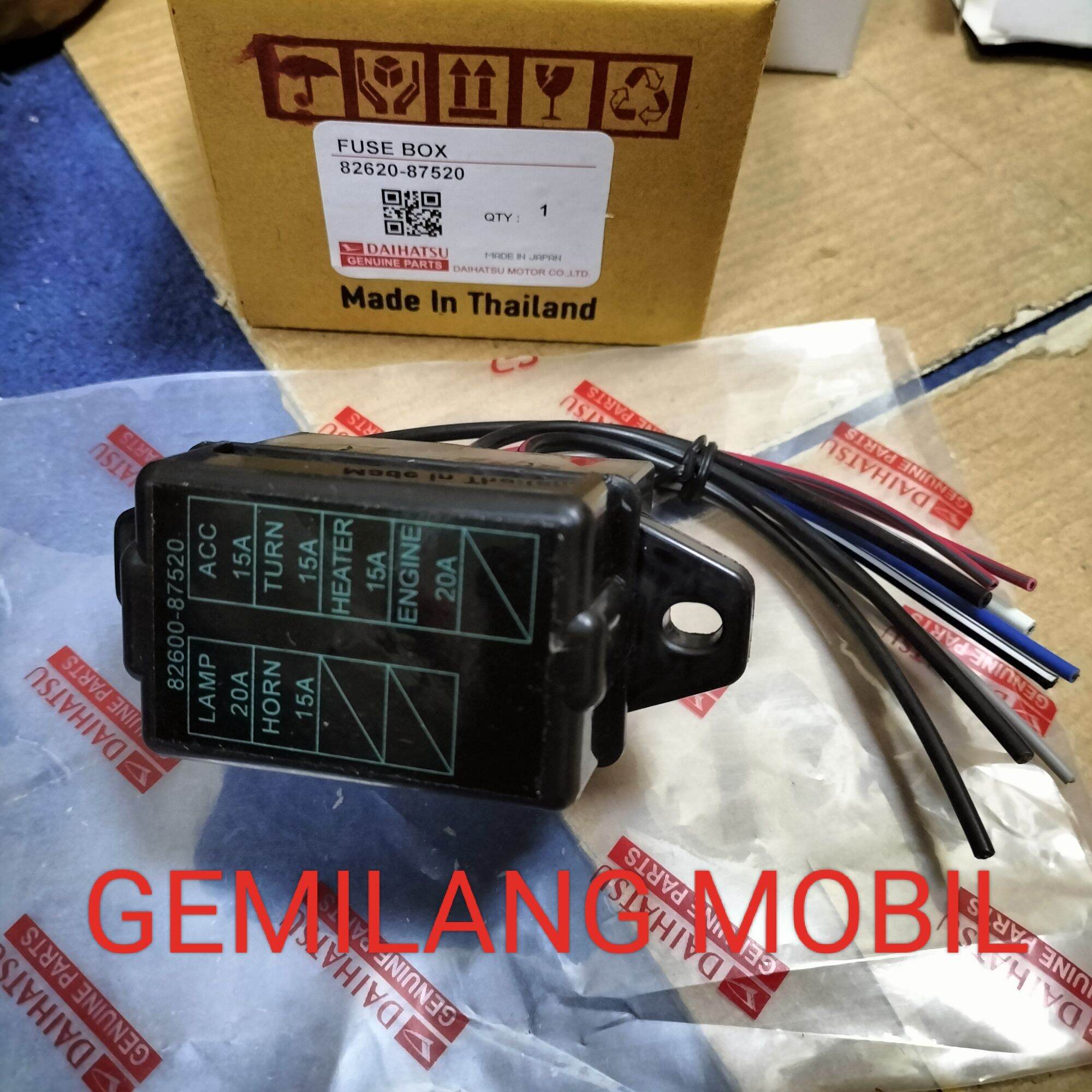 Fuse Box Sekring Rumah Sekring Daihatsu S S Zebra Cc