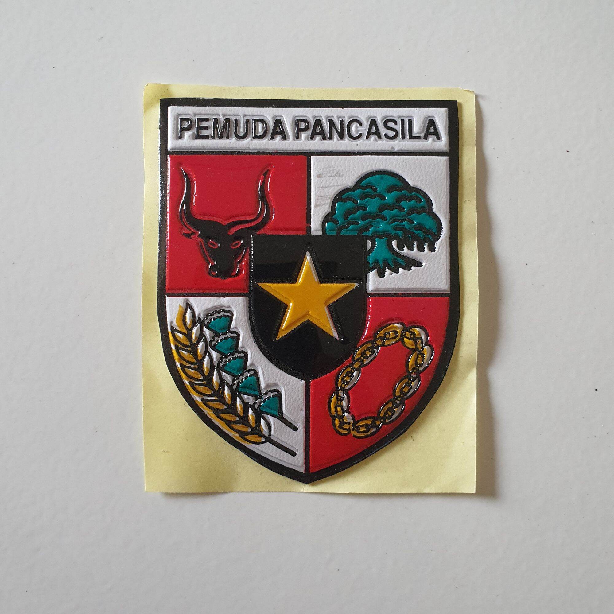 Sticker Embos Logo Pp Pemuda Pancasila Tameng Stiker Timbul Logo Pp