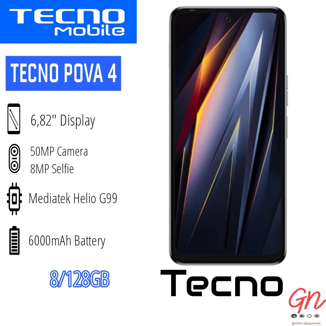 TECNO POVA 4 8/128GB GARANSI RESMI | Lazada Indonesia