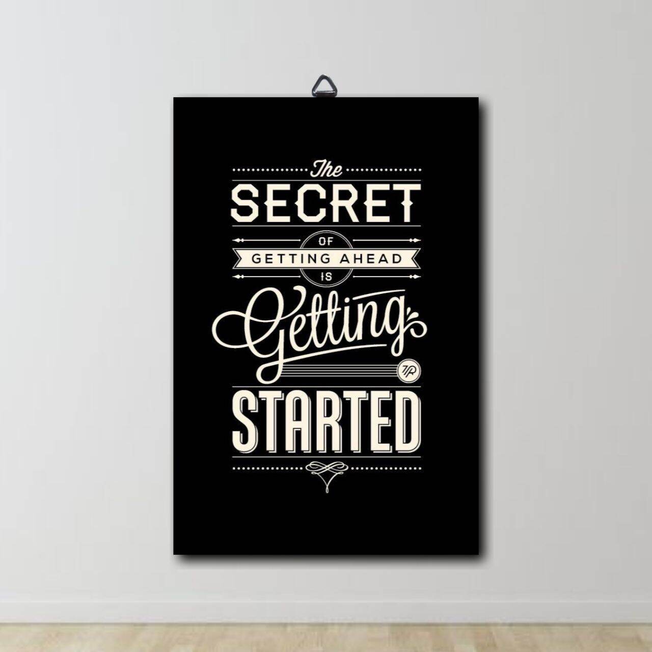 Hiasan Dinding Kamar Cowok Aesthetic Quotes Poster Kayu Ala Cafe Cofee