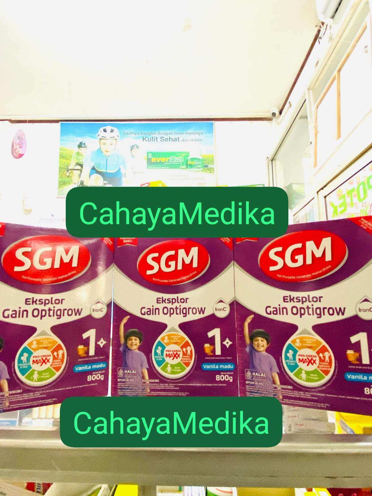 OPTIGROW 800 GR RASA VANILA MADU EXP 2027