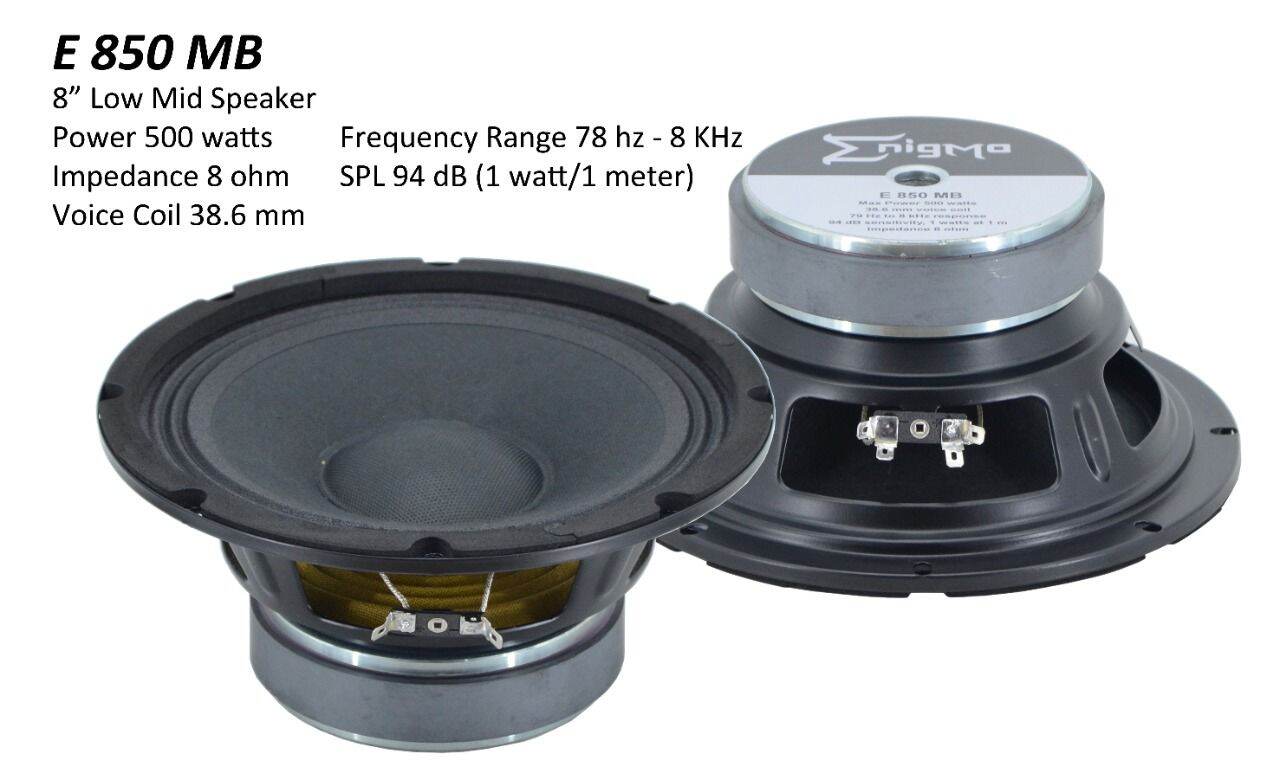 Speaker mid 8 store inch