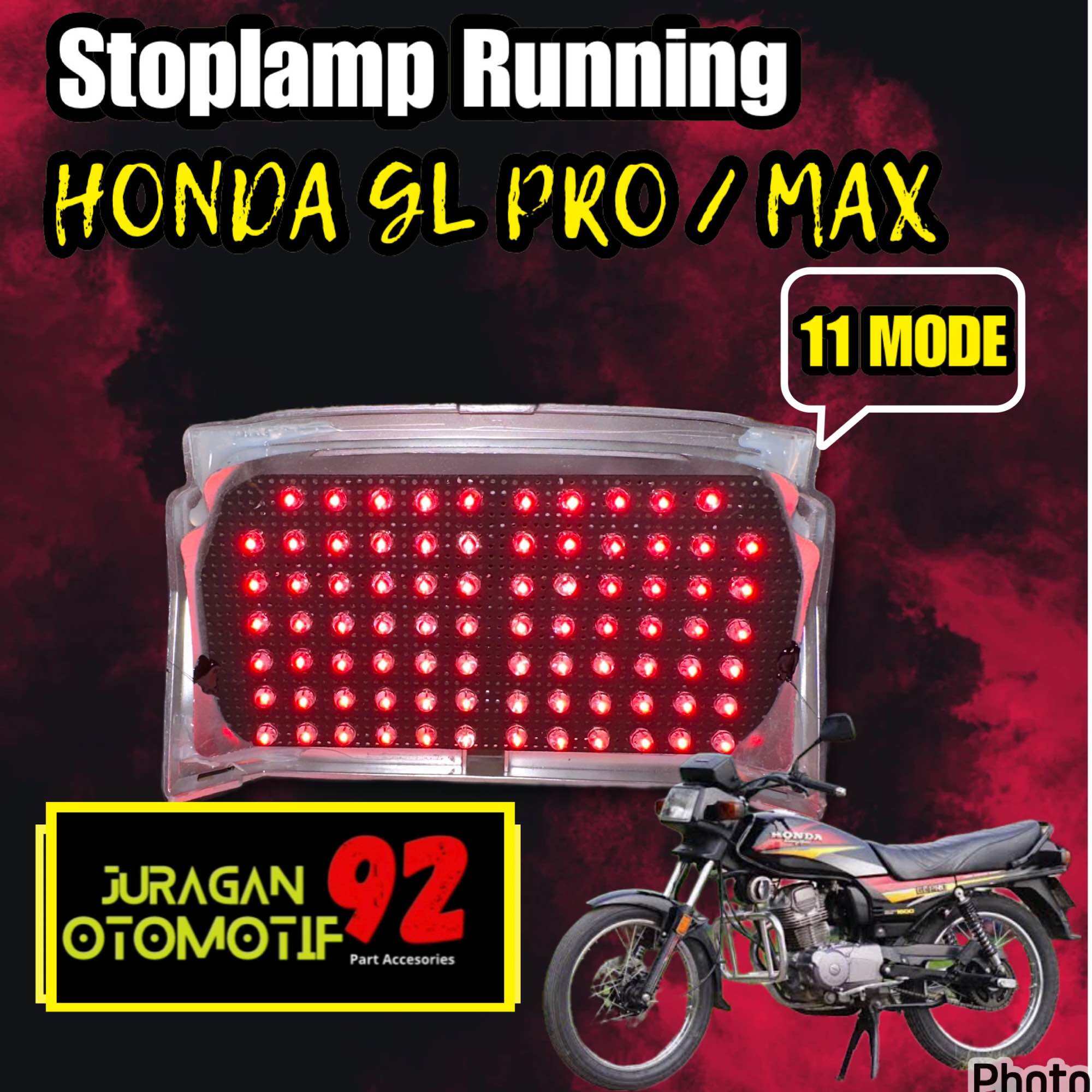 Stoplamp Gl Max Pro Custom Led Running Wajib Dc Lazada Indonesia