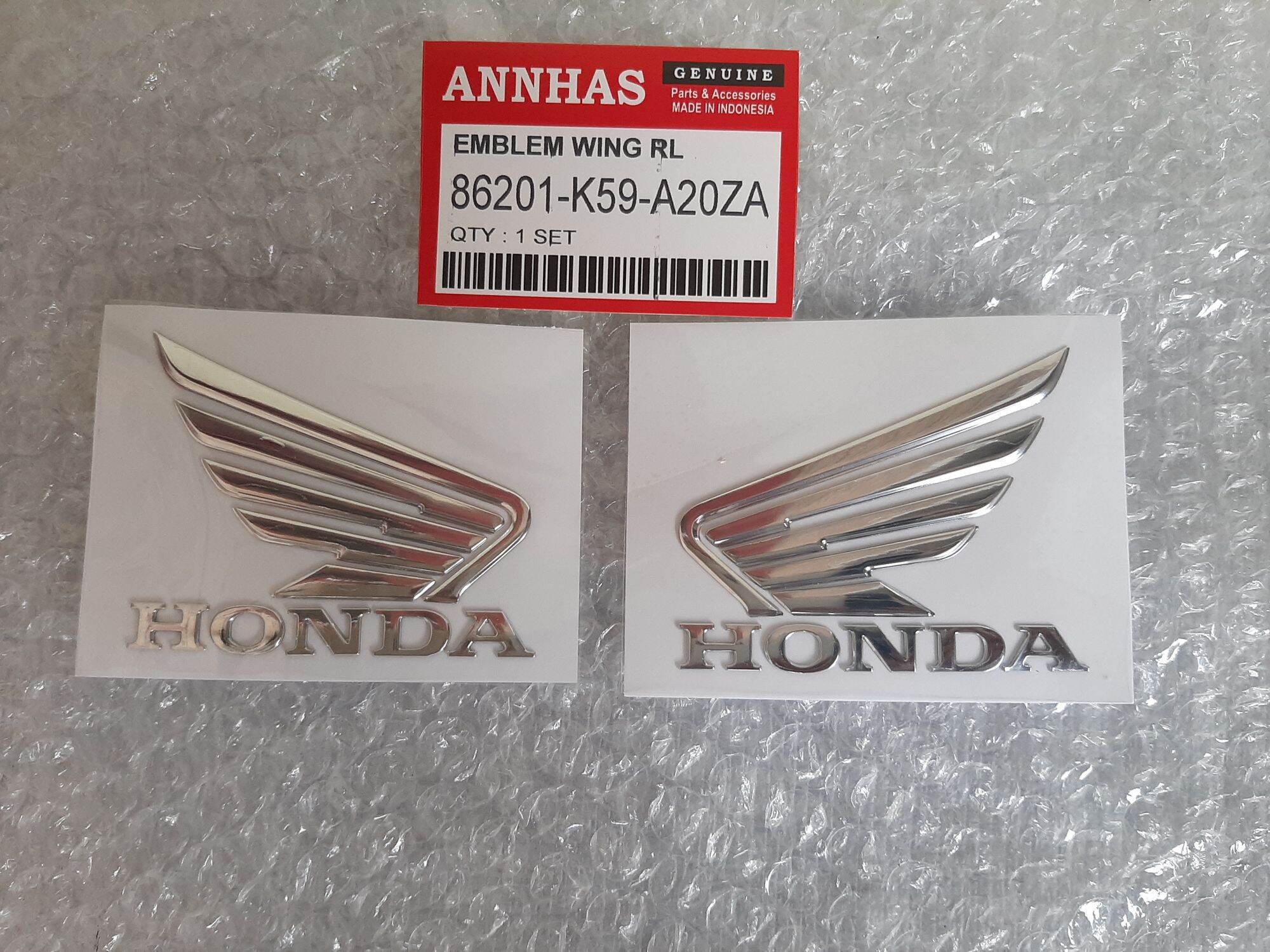 Logo Emblem Sayap Honda K Sepasang Kanan Kiri Lazada Indonesia