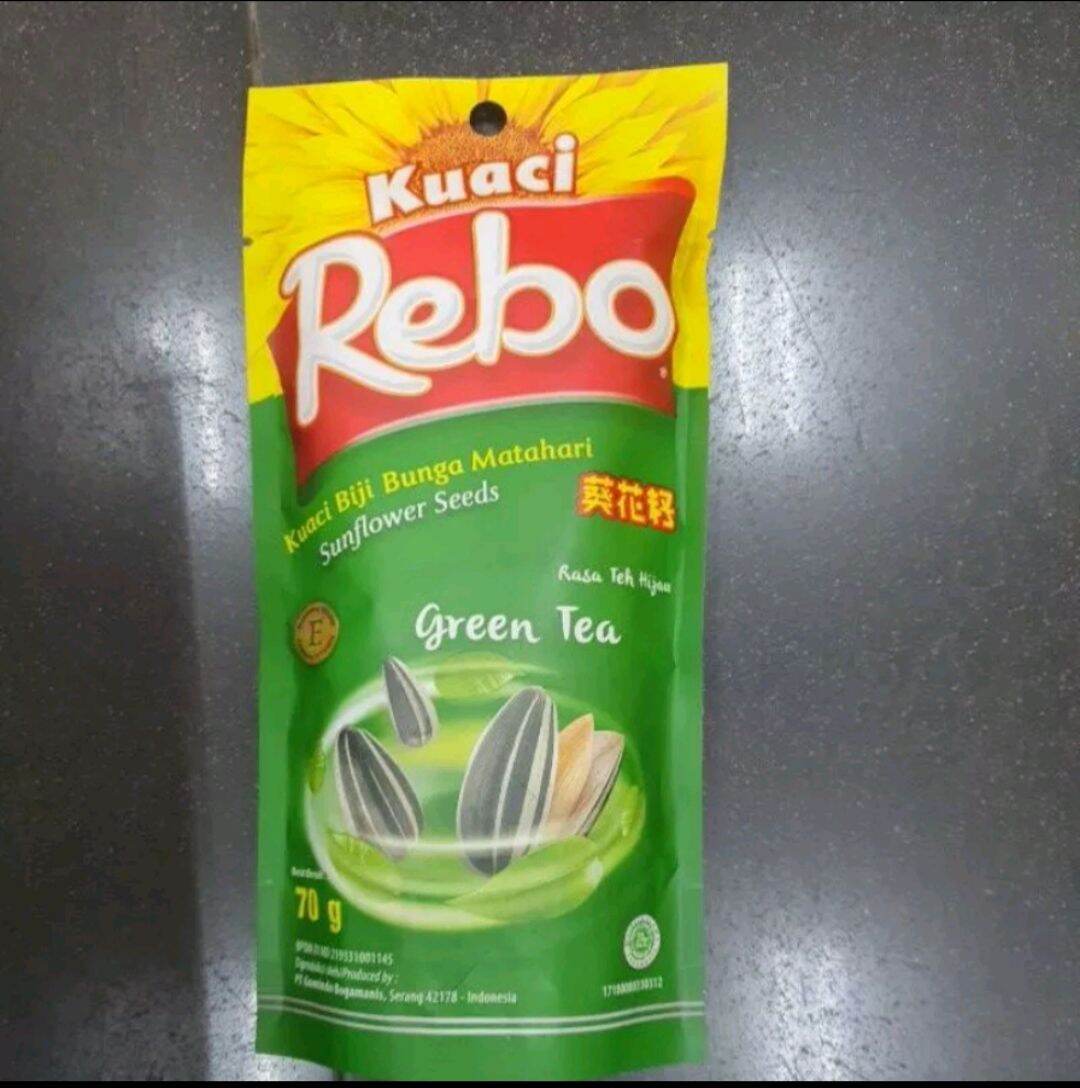 Kuaci Rebo 70gr Kwaci Biji Bunga Matahari All Varian Milk Caramel