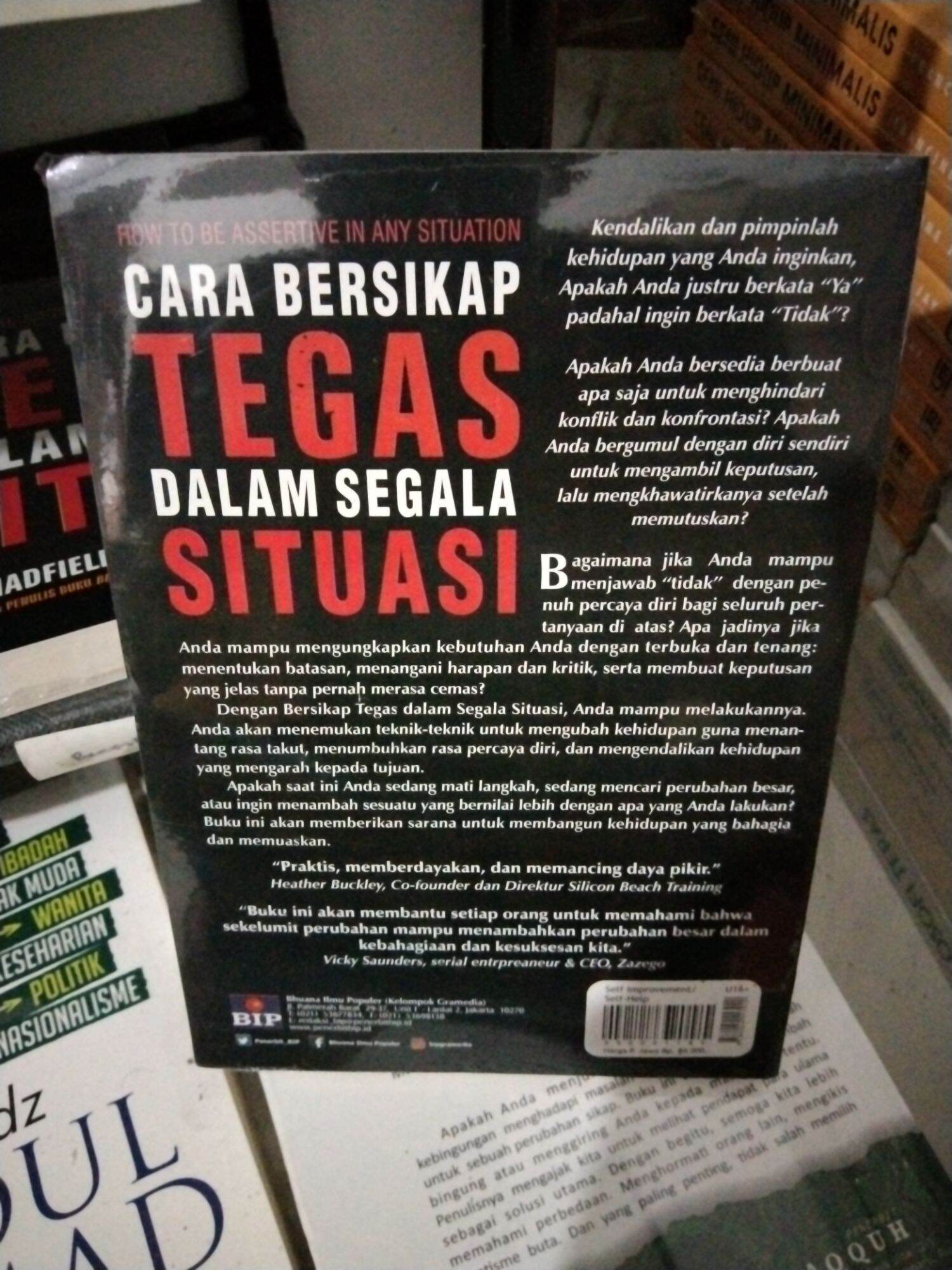 buku cara bersikap tegas dalam segala situasi -sue | Lazada Indonesia