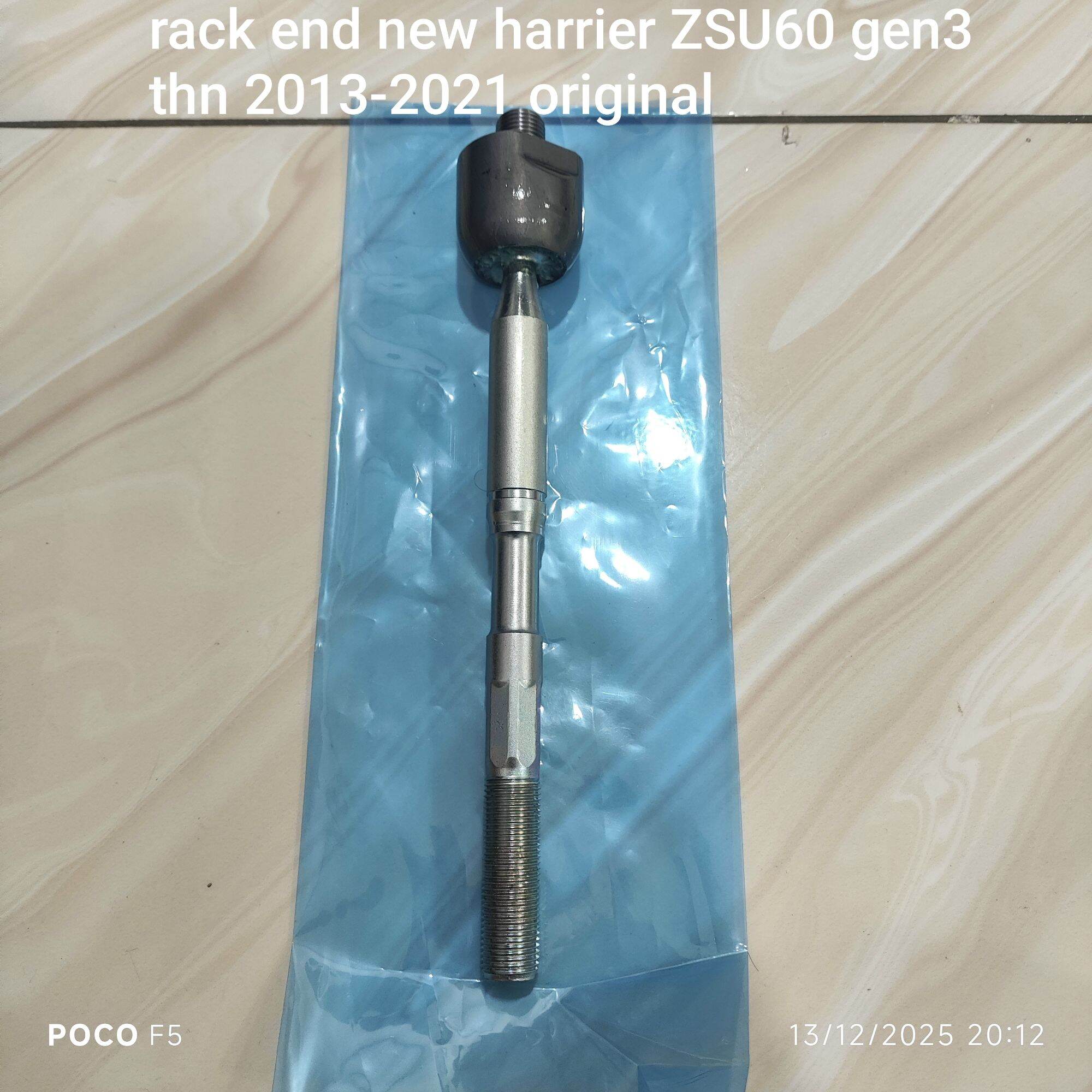 Rack end long tie rod new Harrier zsu60 Gen3 thn 2013-2021 original 100% price per PCs Harga 750,000 rupiah*Gratis Ongkir