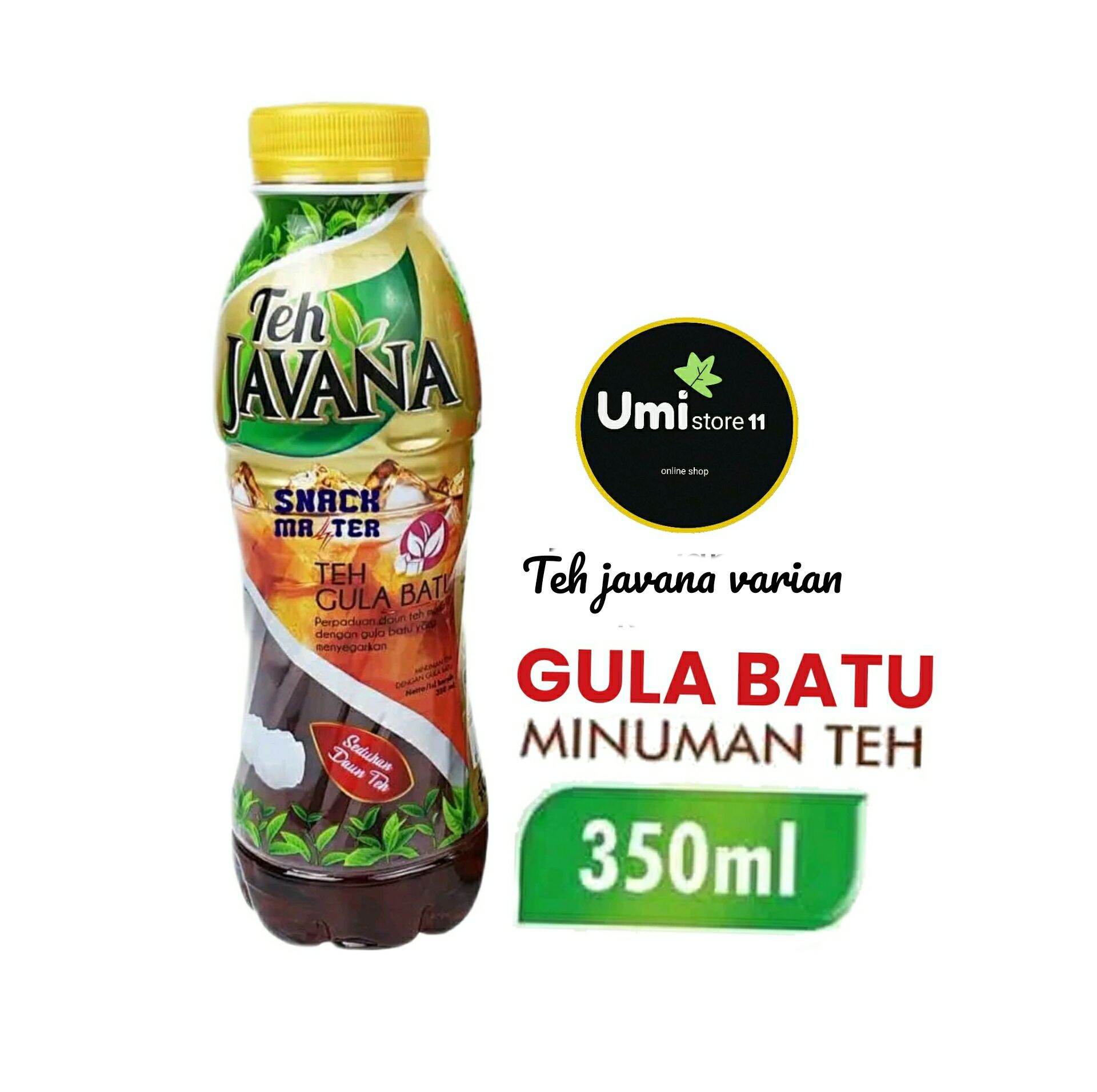 Minuman Teh Javana kemasan botol 350 ML/ satu krat isi 12 varian Rasa ...