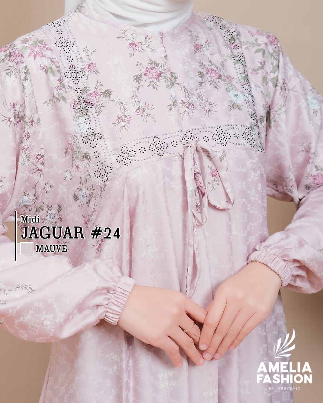 midi dress jaguar amelia amelia fashion MIDI DRESS JAGUAR VISCOSE MOTIF MIX PAYET AMELIA COLLECTION TERBARU 2025 MIDI DRESS MEWAH ELEGAN
