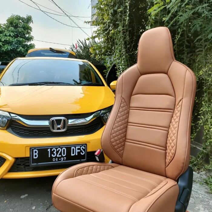 SARUNG JOK MOBIL HONDA BRIO SATYA FULL SET Harga 1,399,000 rupiah*Gratis Ongkir