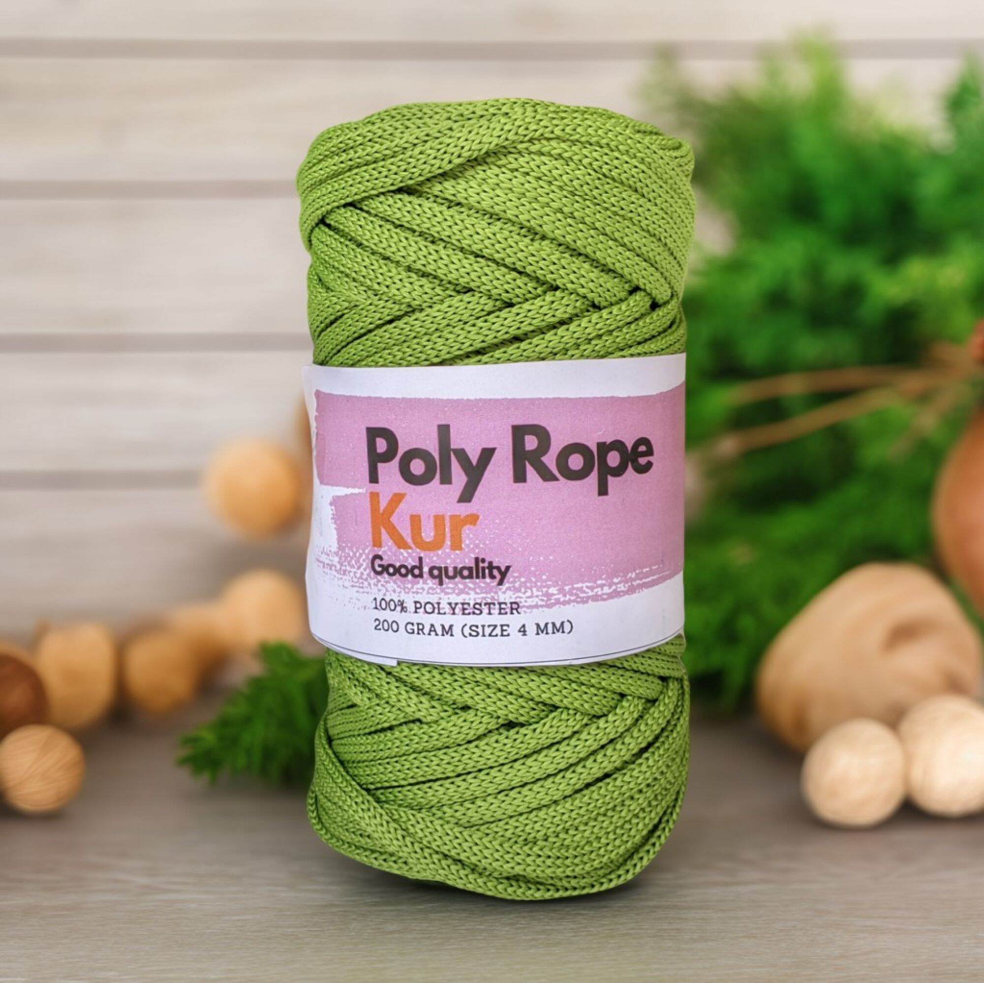 BENANG RAJUT POLY ROPE / TALI KUR 200 GRAM