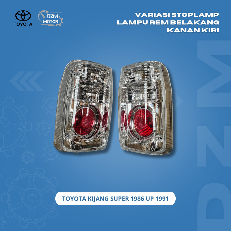 Super 1986 up 1991 Kijang rear right left brake light stoplamp variation Harga 100,000 rupiah*Gratis Ongkir