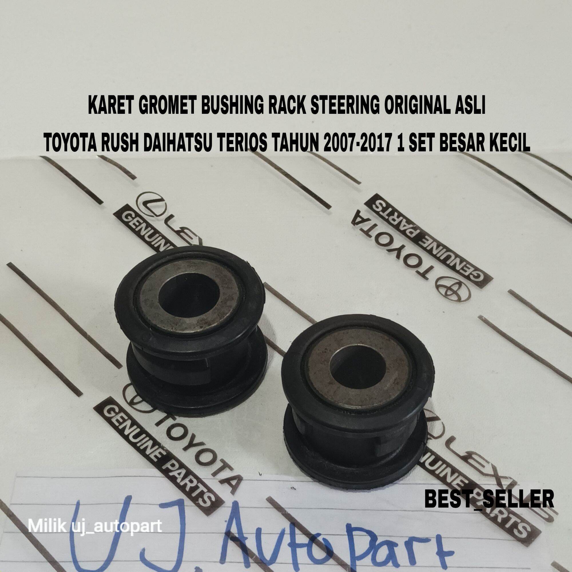 Karet Bush Bosh bushing rack stir steering grommet rush Terios 2007-2018 original 1 set large small Harga 65,000 rupiah*Gratis Ongkir