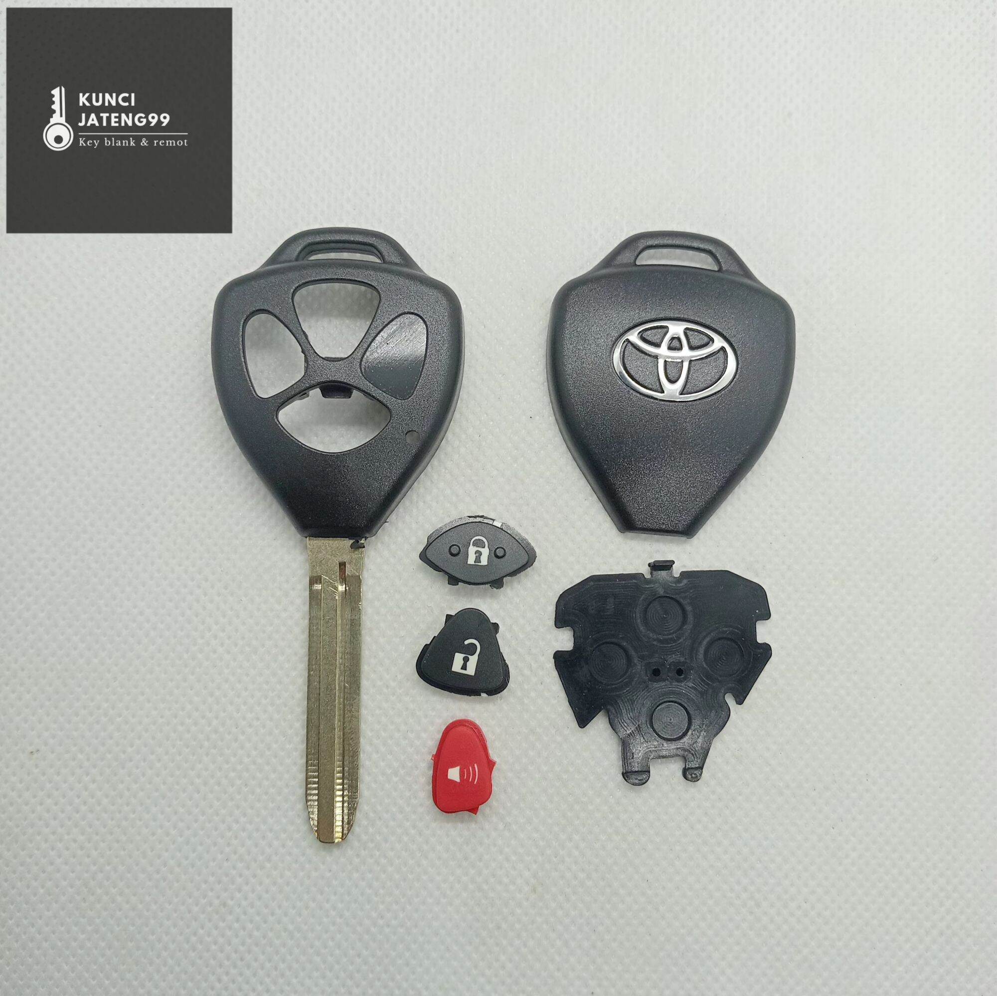 Fortuner Innova Yaris Camry Altis Hilux car 3 button remote key case. Toyota Fortuner Innova Yaris Camry Altis Hilux DLL key cover Giá 35,000 Đồng*Miễn phí vận chuyển