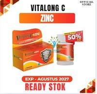 Vitalong C+Zinc Isi 30 kapsul Suplemen Vitamin C 500mg kesehatan-Daya tahan tubuh EXP AGUSTUS 2027