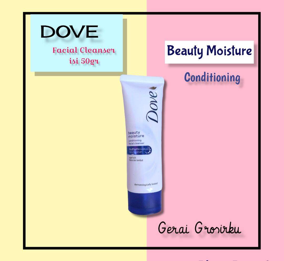 Dove Facial Cleanser isi 50gr Lazada Indonesia