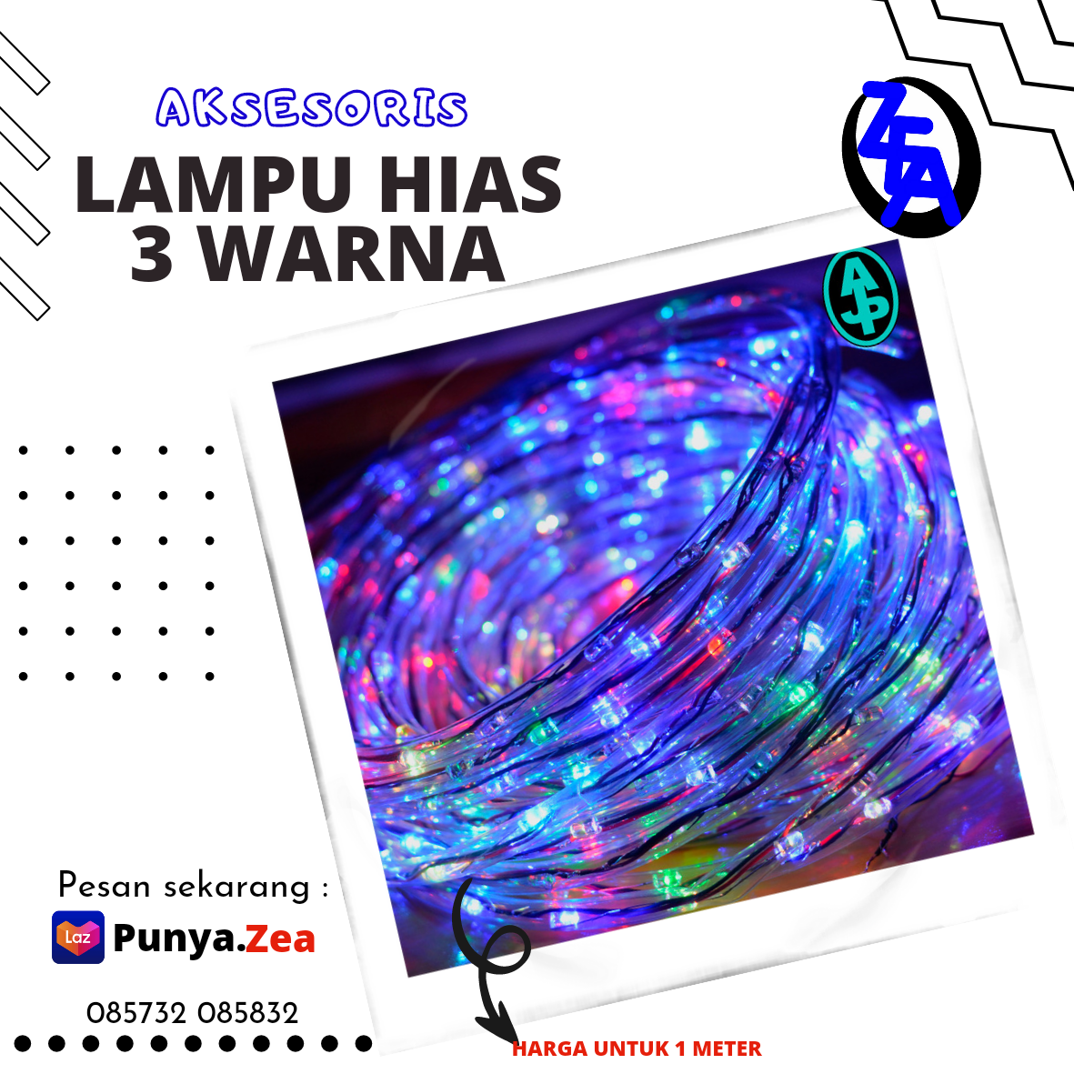 Lampu Hias Warna Odong Odong Pilih Roll Atau Meter Lampu