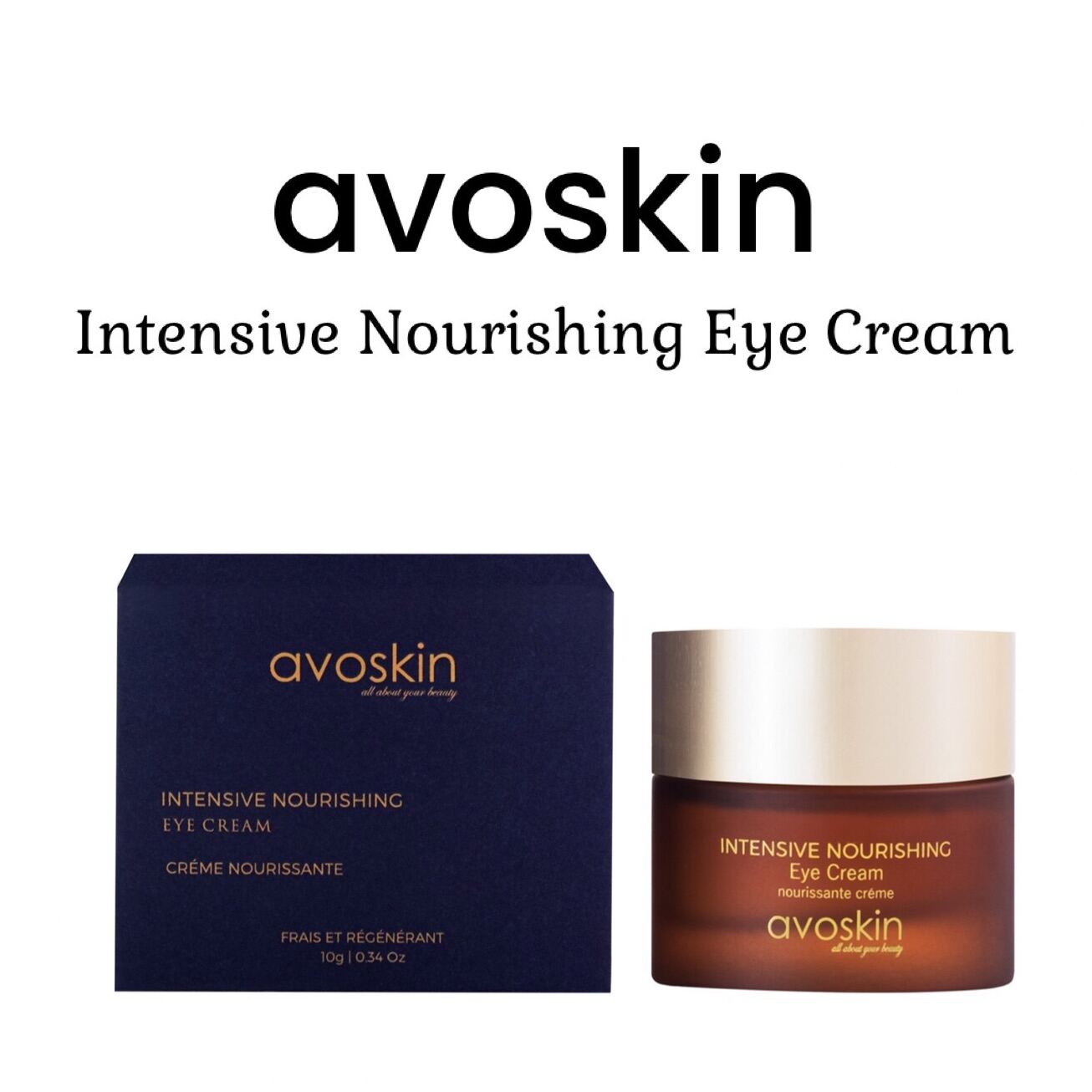 Nourishing eye cream. Avoskin Intensive Nourishing.