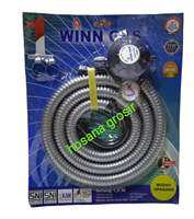 SELANG GAS PAKET + REGULATOR / SELANG GAS WIN SET / SELANG GAS WIN