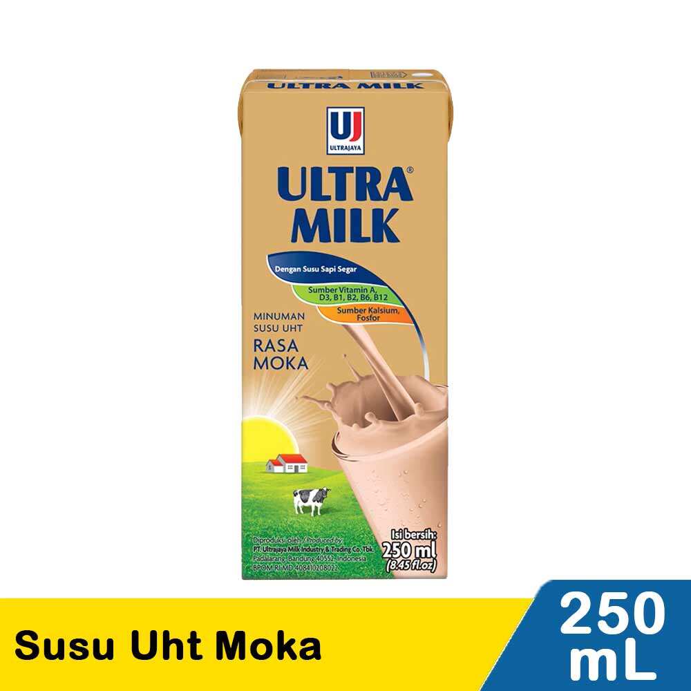 Ultra Susu Uht Moka 250ml Ultra Milk Moka Lazada Indonesia