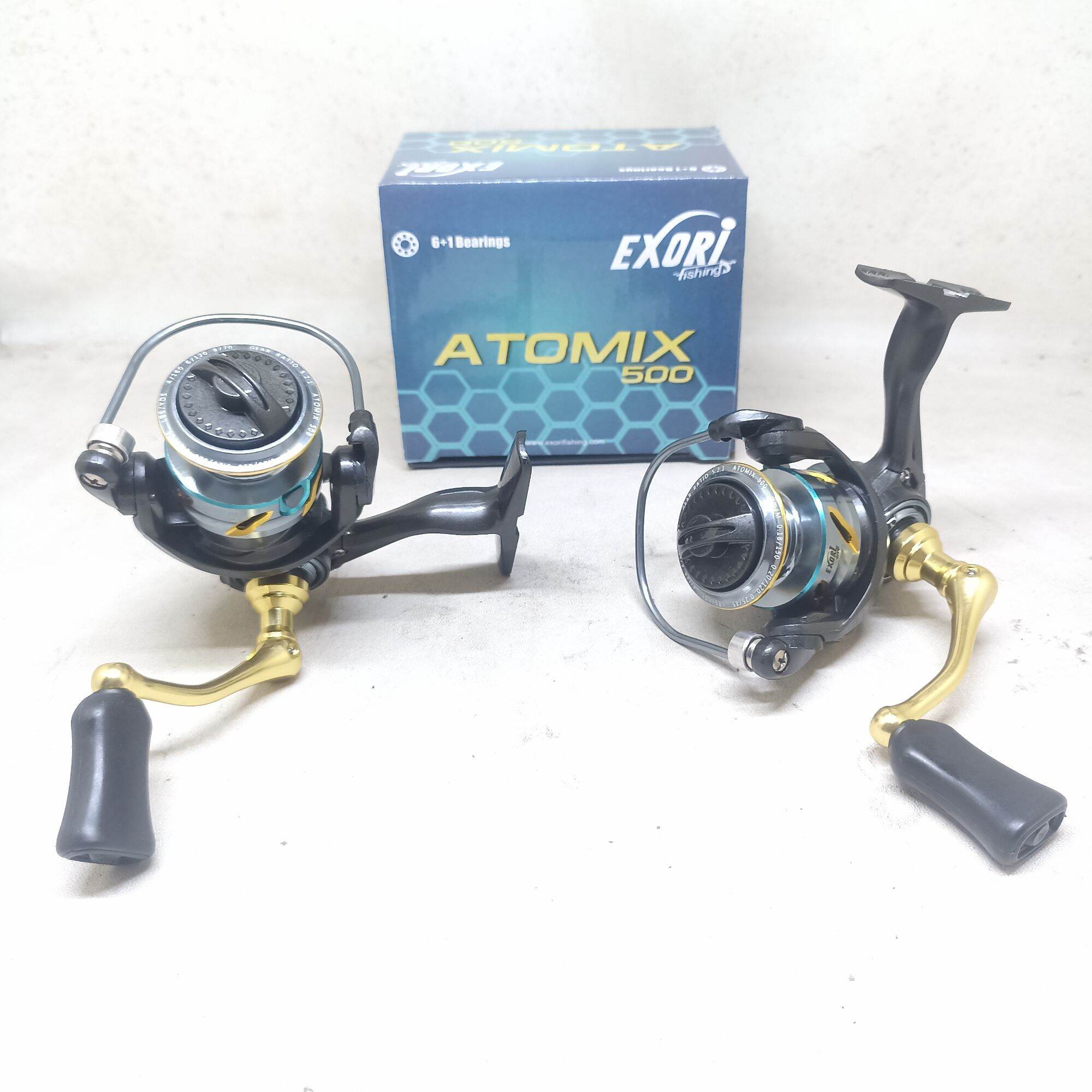 reel exori atomix 500 power hendel Gear Ratio 5.2:1 Reel Untuk