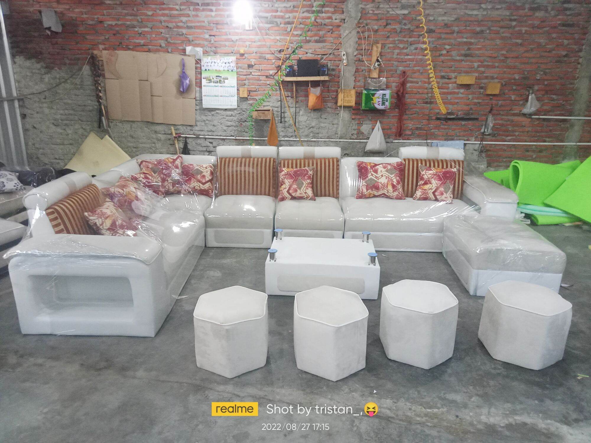 sofa rumah ruang tamu leter u | Lazada Indonesia