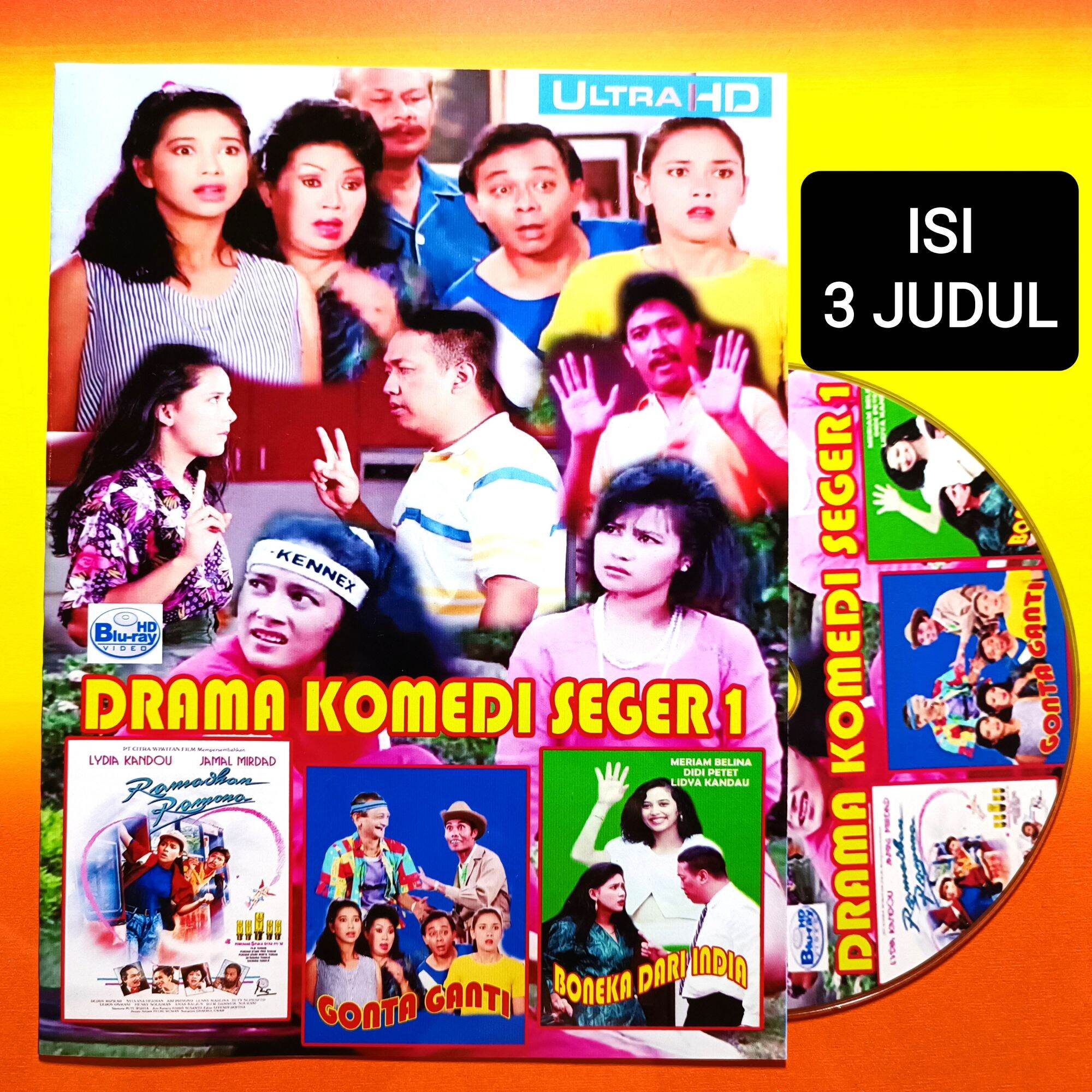 Kaset Film Indonesia Jadul Koleksi Komedi Ramadhan Dan Ramona Gonta Ganti Boneka Dari India 
