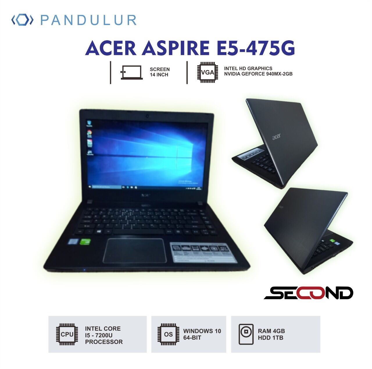 Aspire E15 Acer E5 475g I5 7200u Acer Aspire E15 1tb Acer Aspire