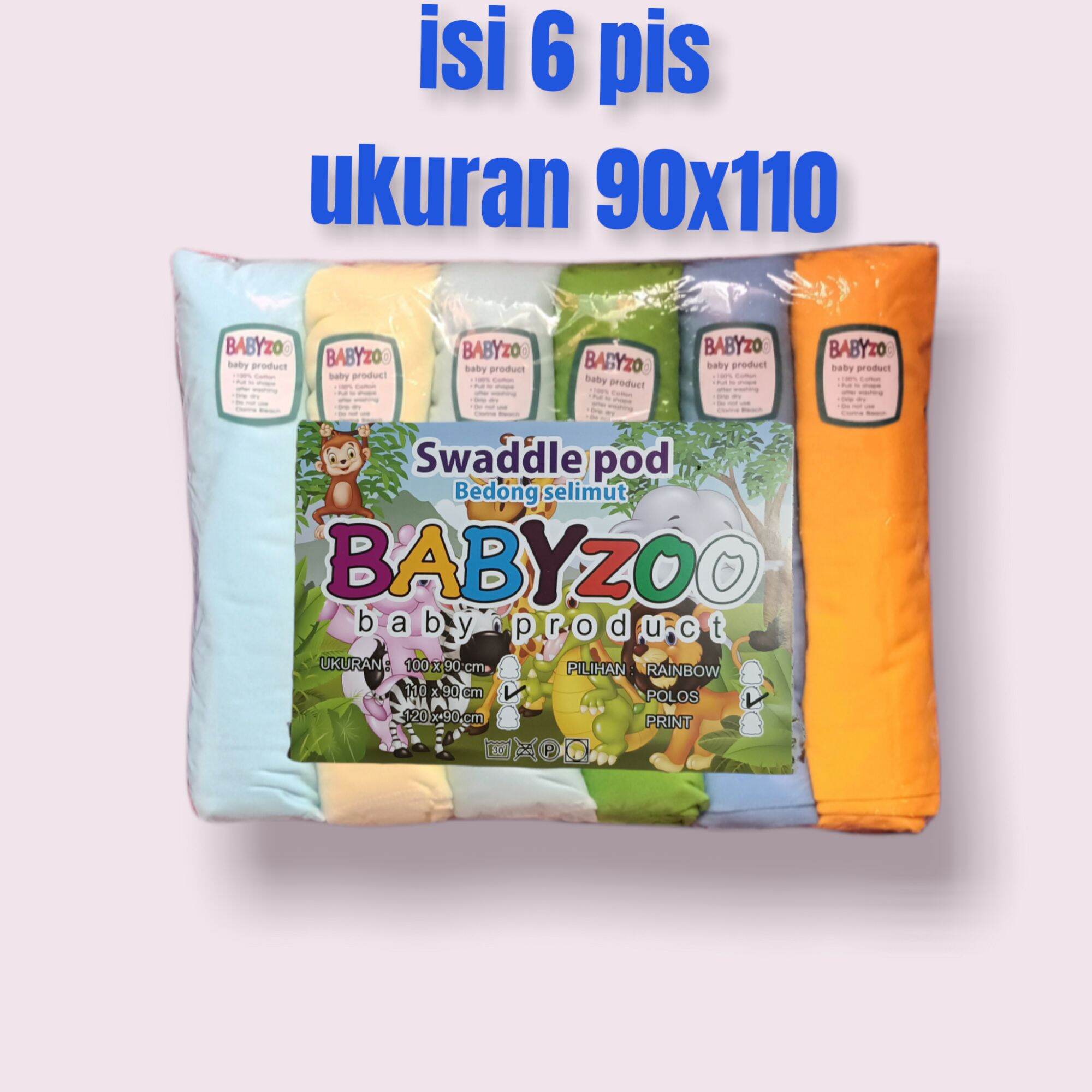 bedong bayi bahan kain 90x110 ter laris