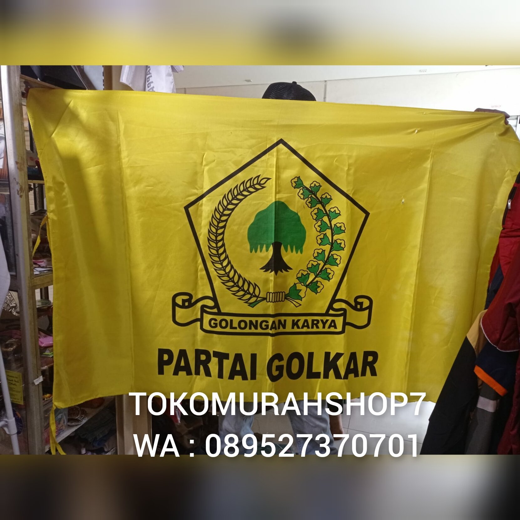 Bendera Partai Golkar Ukuran 1 X 1 5 M Minimal 100 Pcs Lazada Indonesia