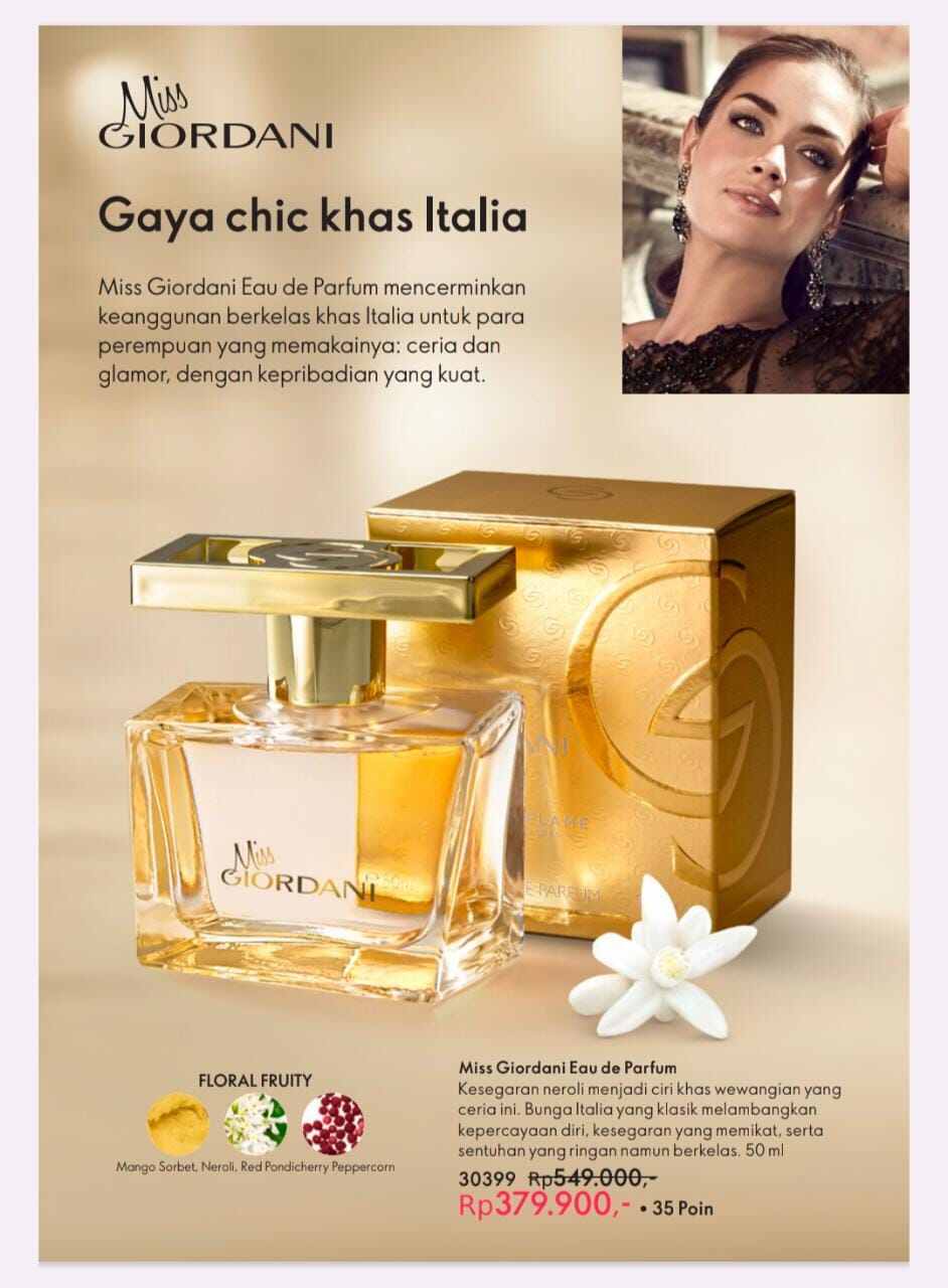 Womens Perfume Miss Giordani Parfum Oriflame Buy Oriflame Miss