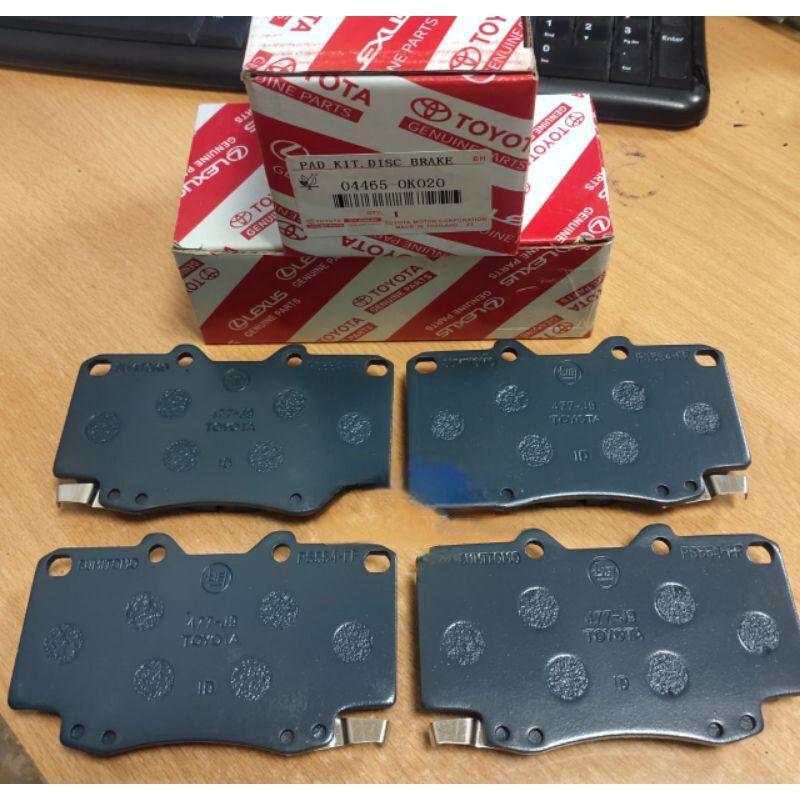 BRAKE PAD KAMPAS REM DEPAN HILUX VIGO FORTUNER 2.7 BENSIN FORTUNER 2005-2011 Harga 130,000 rupiah*Gratis Ongkir