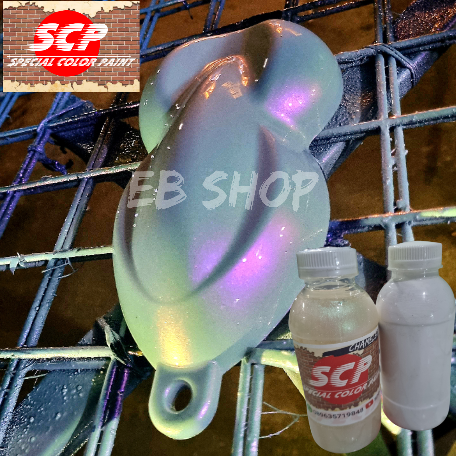 cat bunglon putih SCP01 200ml by SCP Harga 120,000 rupiah*Gratis Ongkir
