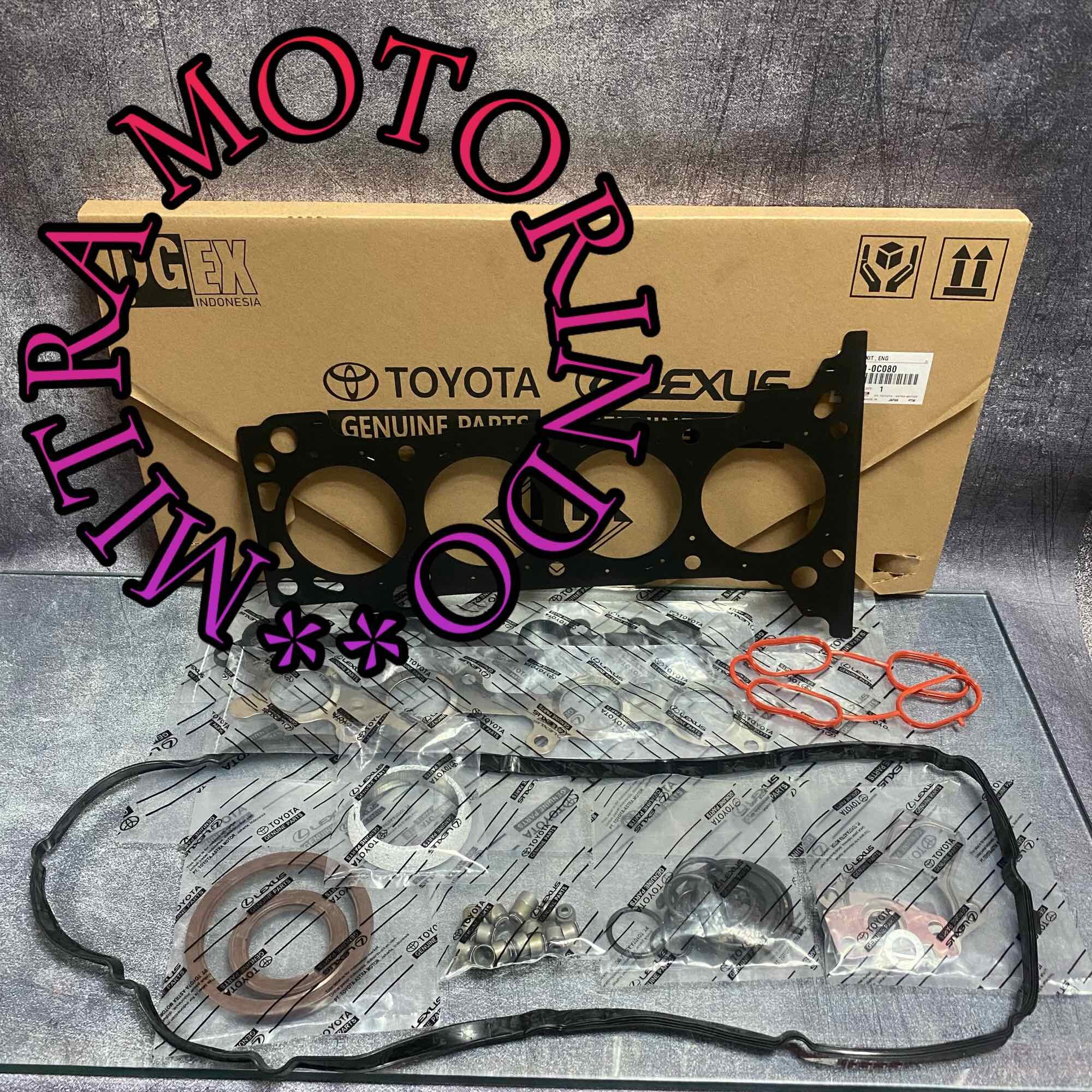 Paking Set,Gasket Kit,Gasket Engine Set Toyota Innova Hilux Bensin 2.0cc 1TR 04111-0C080 Harga 510,000 rupiah*Gratis Ongkir