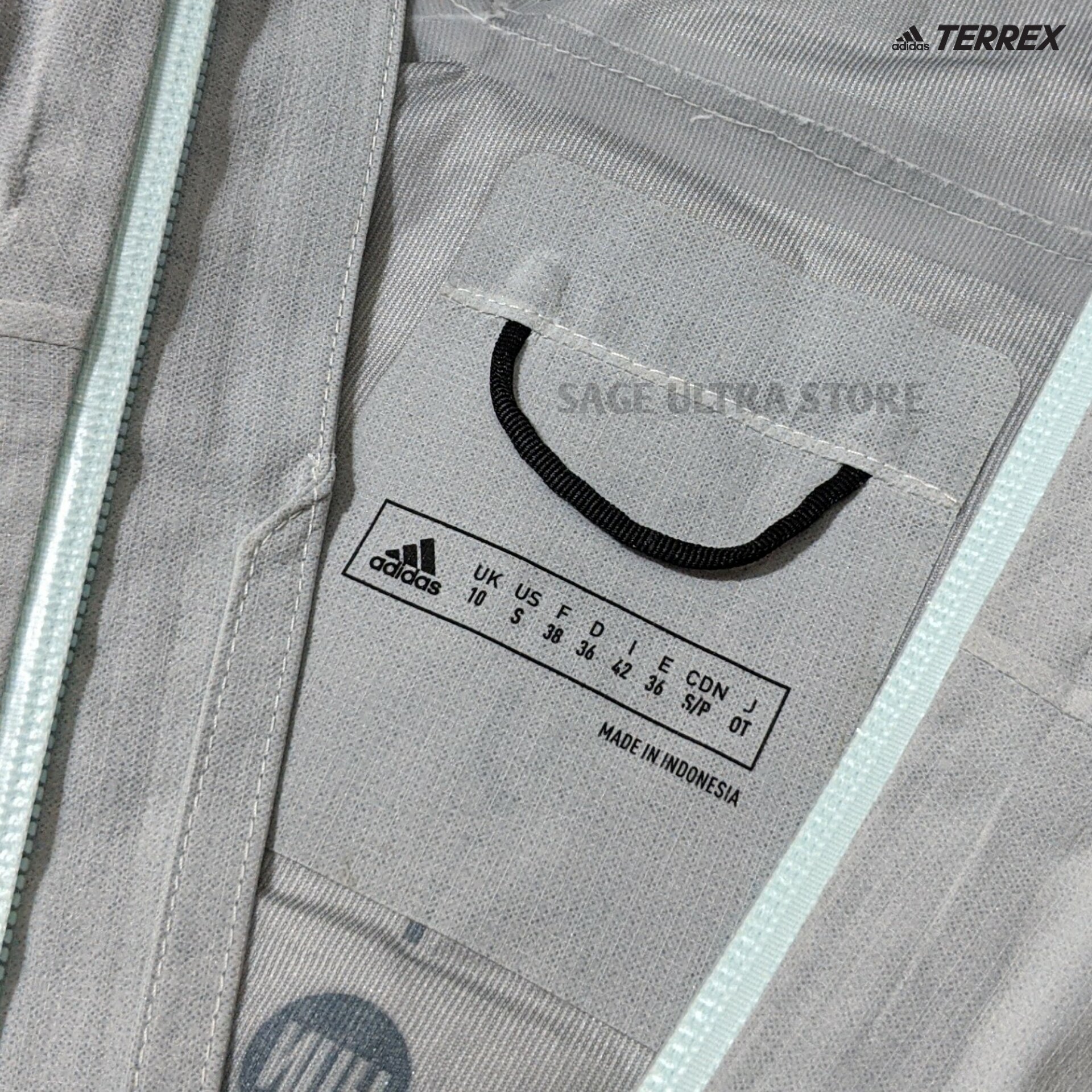 Jacket Lari Trail Running Adidas Terrex agravic 3L Waterproof