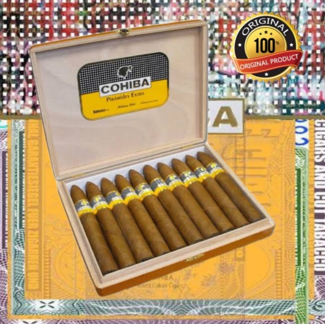 COHIBA PIRAMIDES EXTRA / CIGAR PIRAMIDES EXTRA / BOX OF 10 | Lazada ...