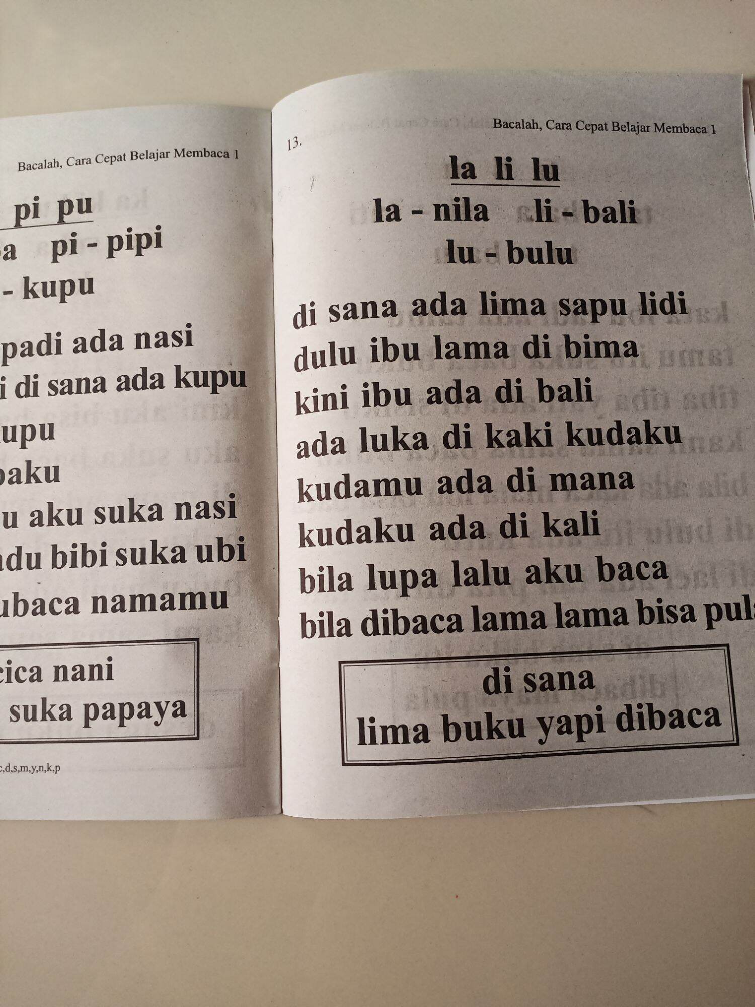 buku paket isi buku bacalah 123 Buku Belajar Bahasa Indonesia