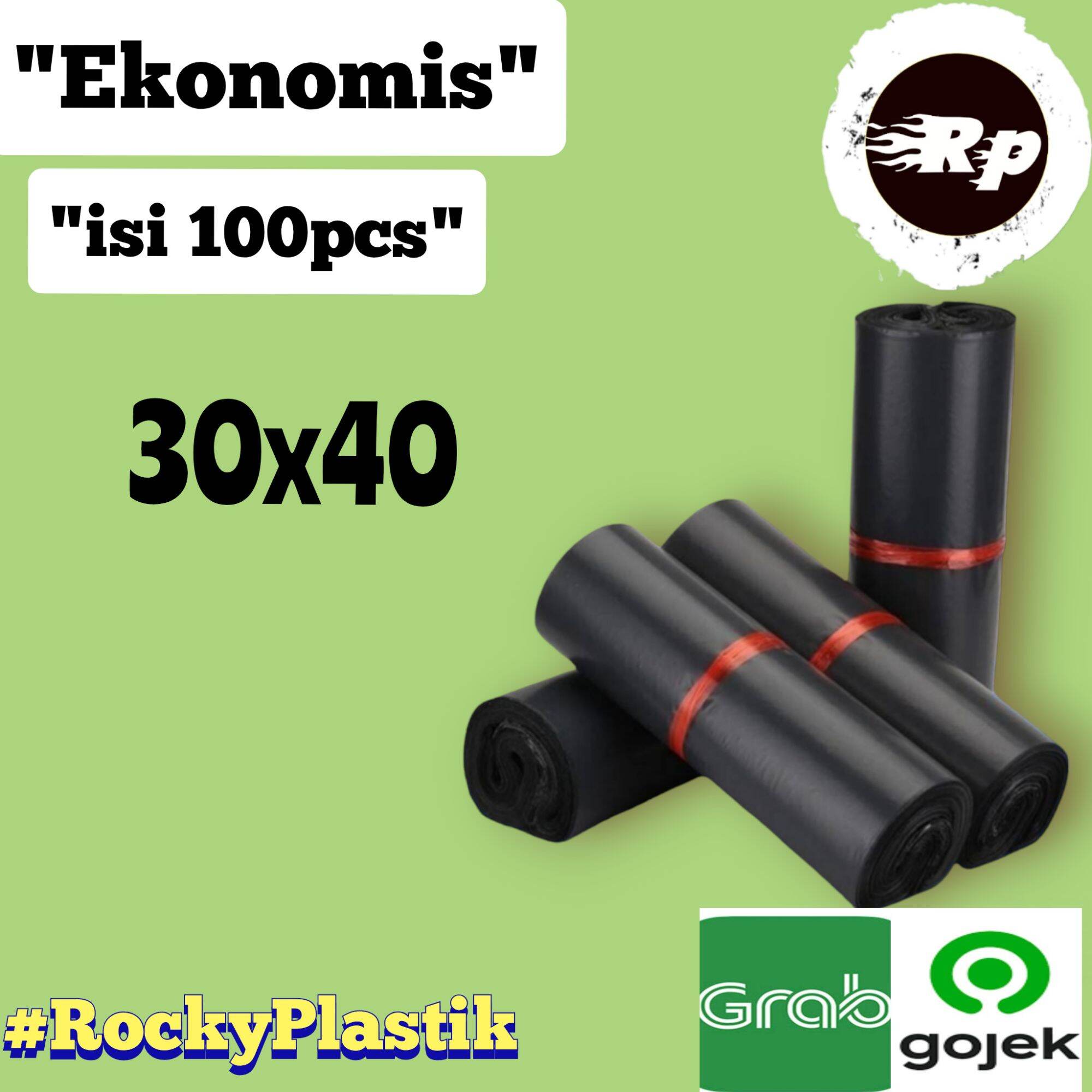 Plastik Packing Ekonomis 30x40 isi 100pcs Plastik Polymailer