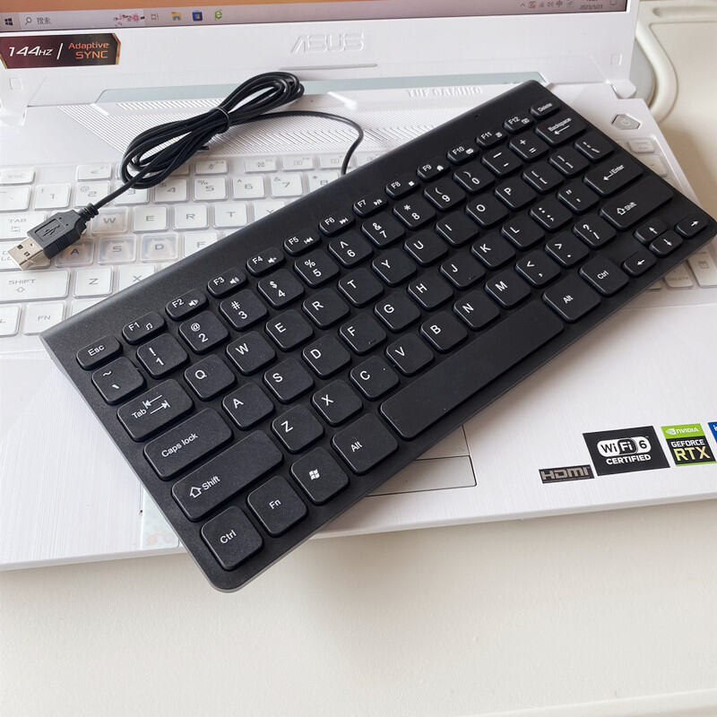 Notebook Kabel USB Keyboard Kecil Eksternal Mesin Kontrol Kerja Desktop