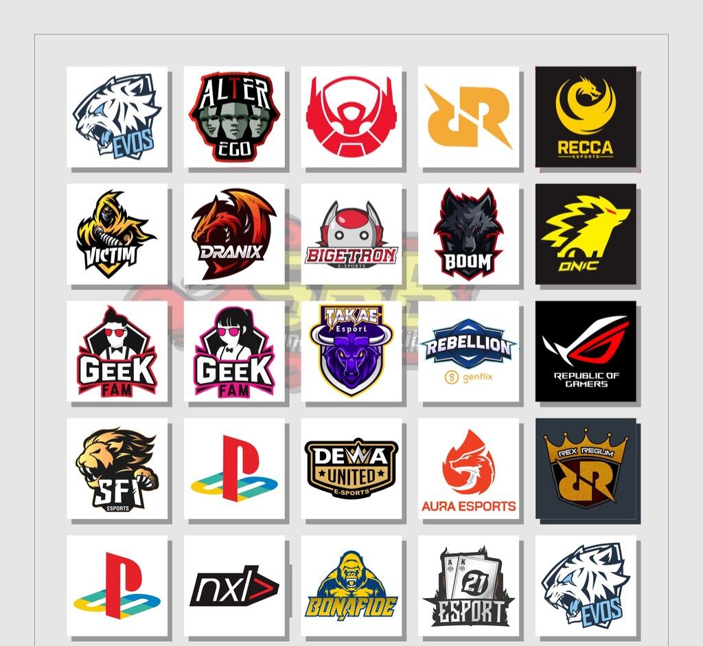 Stiker Team Esport ML Mobile Legend Satuan Murah | Lazada Indonesia