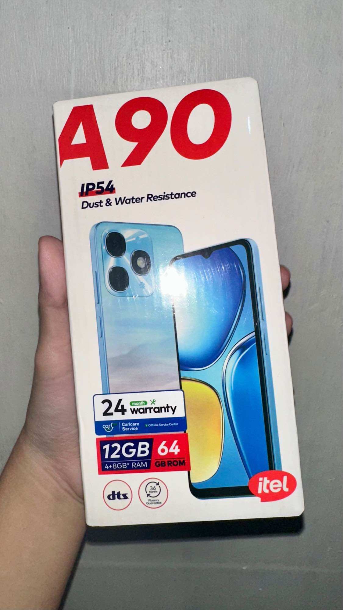 Itel A90 Ram 4/64Gb Black Harga 950,000 rupiah*Gratis Ongkir