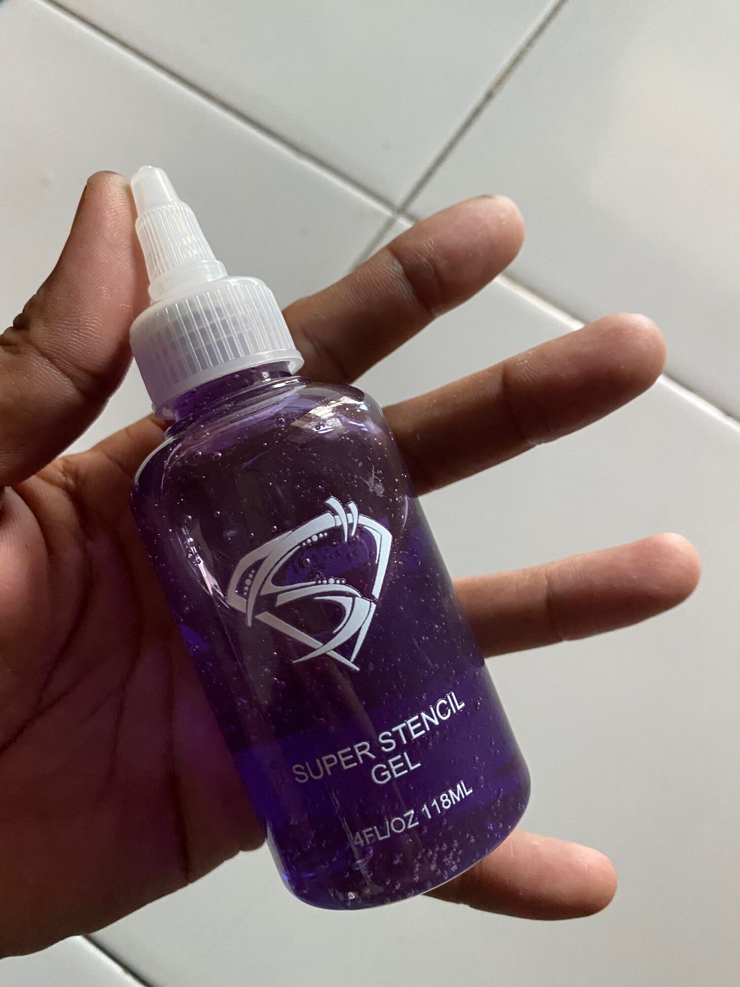 Ez super stencil purple / stencil tattoo stencil tato ez super stencil ...