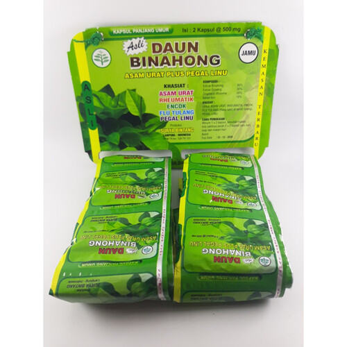 Daun Binahong Kapsul Isi 20 Sachet 40 Kapsul Lazada Indonesia