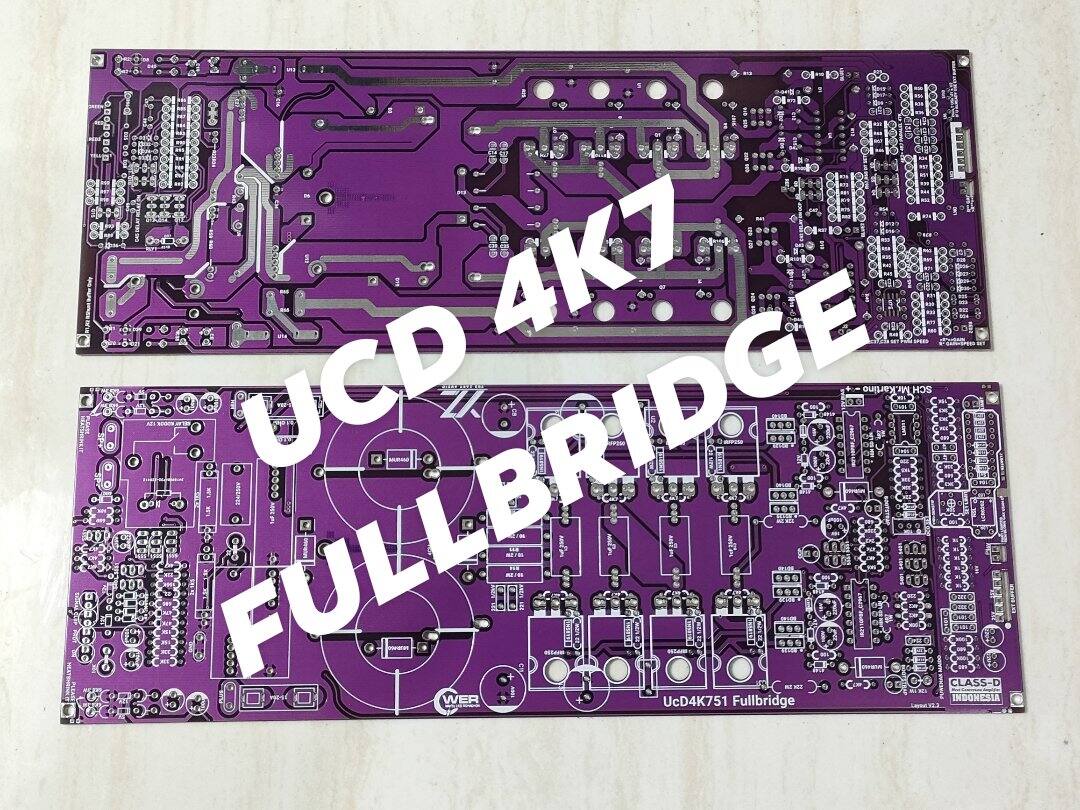 PCB UCD 4K7 Fullbridge 8 Mosfet Class D Amplifier fb | Lazada Indonesia