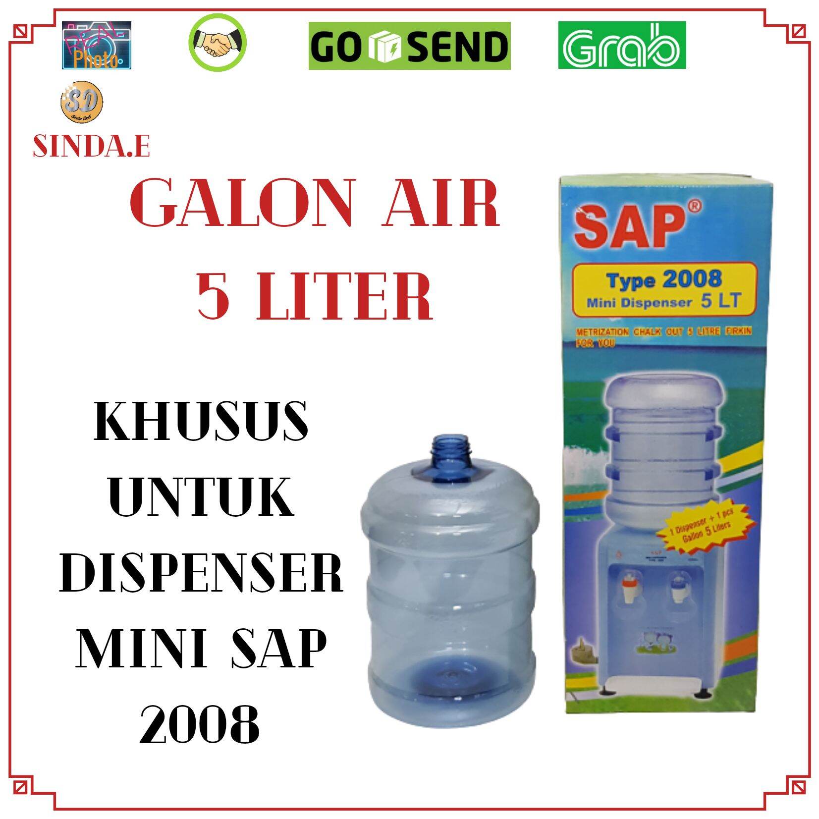 Galon Mini Dispenser 5 Liter Sapgalon Air Mini 5 Liter Lazada Indonesia 7348