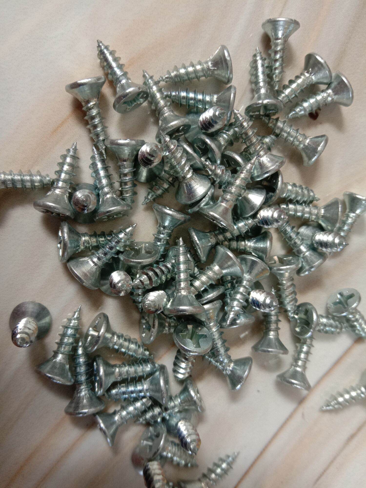 Skrup Kayu Putih ELT 6x1/2 Inch 80 Pcs , Sekrup Galvanis Putih / Sekrup ...