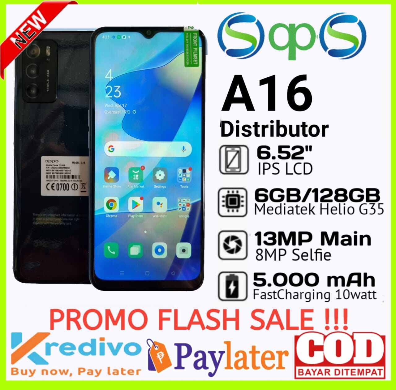 HP A16 Ram 6 + 128 + a15s Ram 6 + 128 full screen. battery 4000 mAh Harga  1,750,000 Ringgit*Penghantaran Percuma
